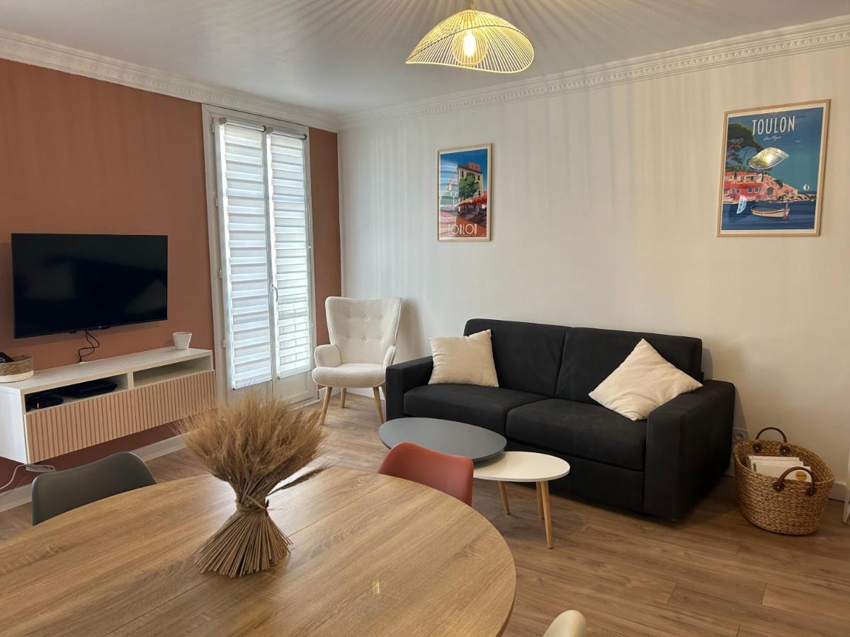Duplex Climatise Proche Port Toulon Apartment ภายนอก รูปภาพ